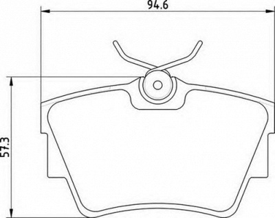 MAGNETI MARELLI 363700201390 -  Комплект тормозных колодок, дисковый тормоз